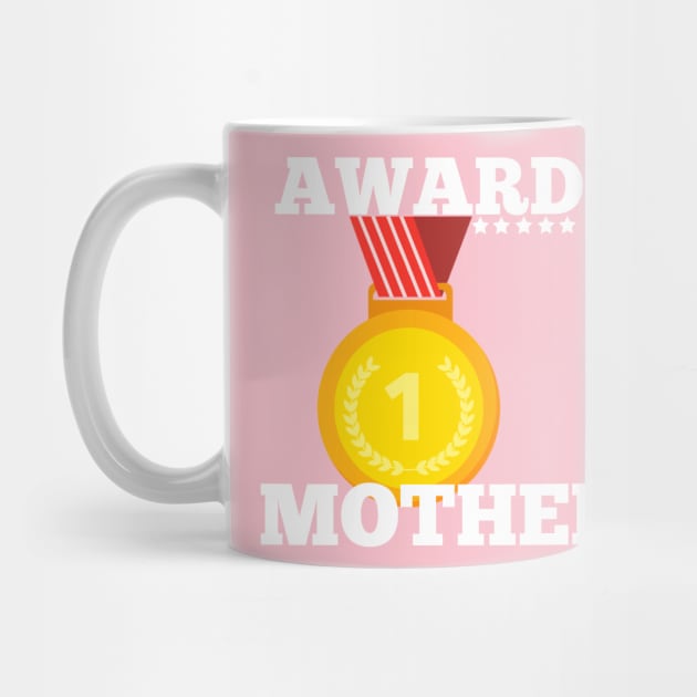 Award Trophy Best Mother mom i love my mother gift by Flipodesigner